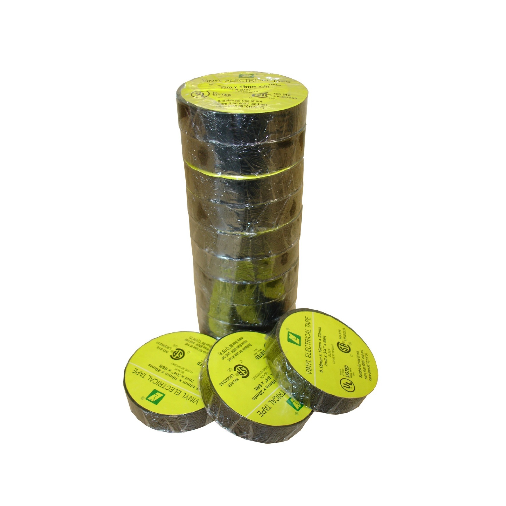 3/4 x 66 Cole-Parmer Electrical Tape 7 mil 66 Black 
