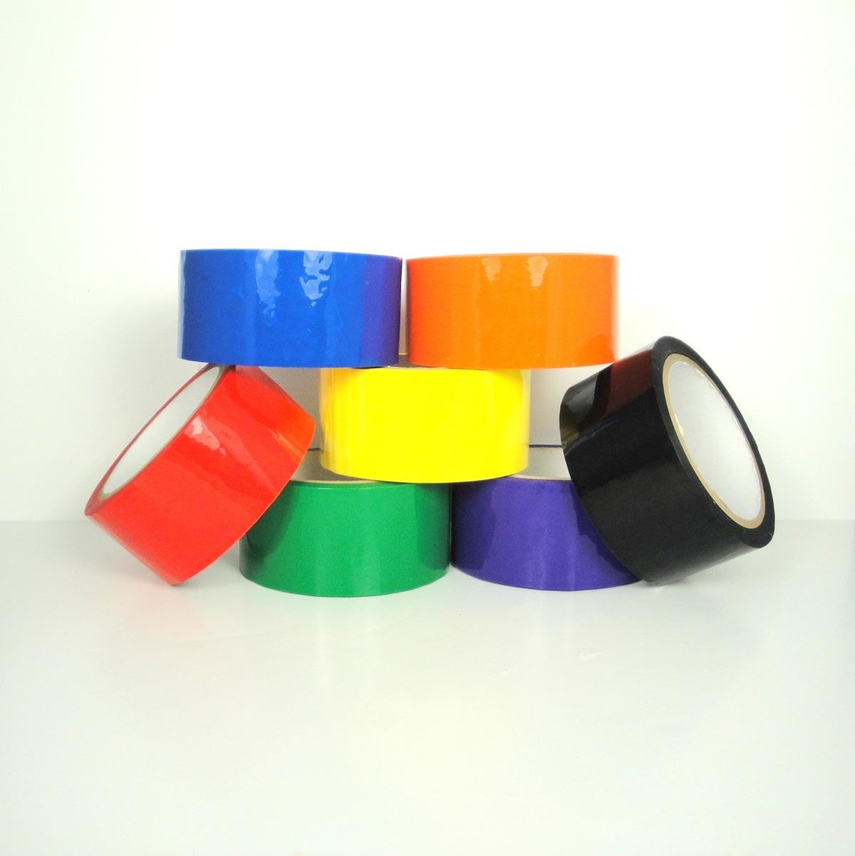 7 Sealing color Tape Rolls 2 x 110 Yards Packaging BLUE - Light weight