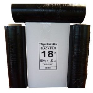 black hand wrap film, black stretch wrap