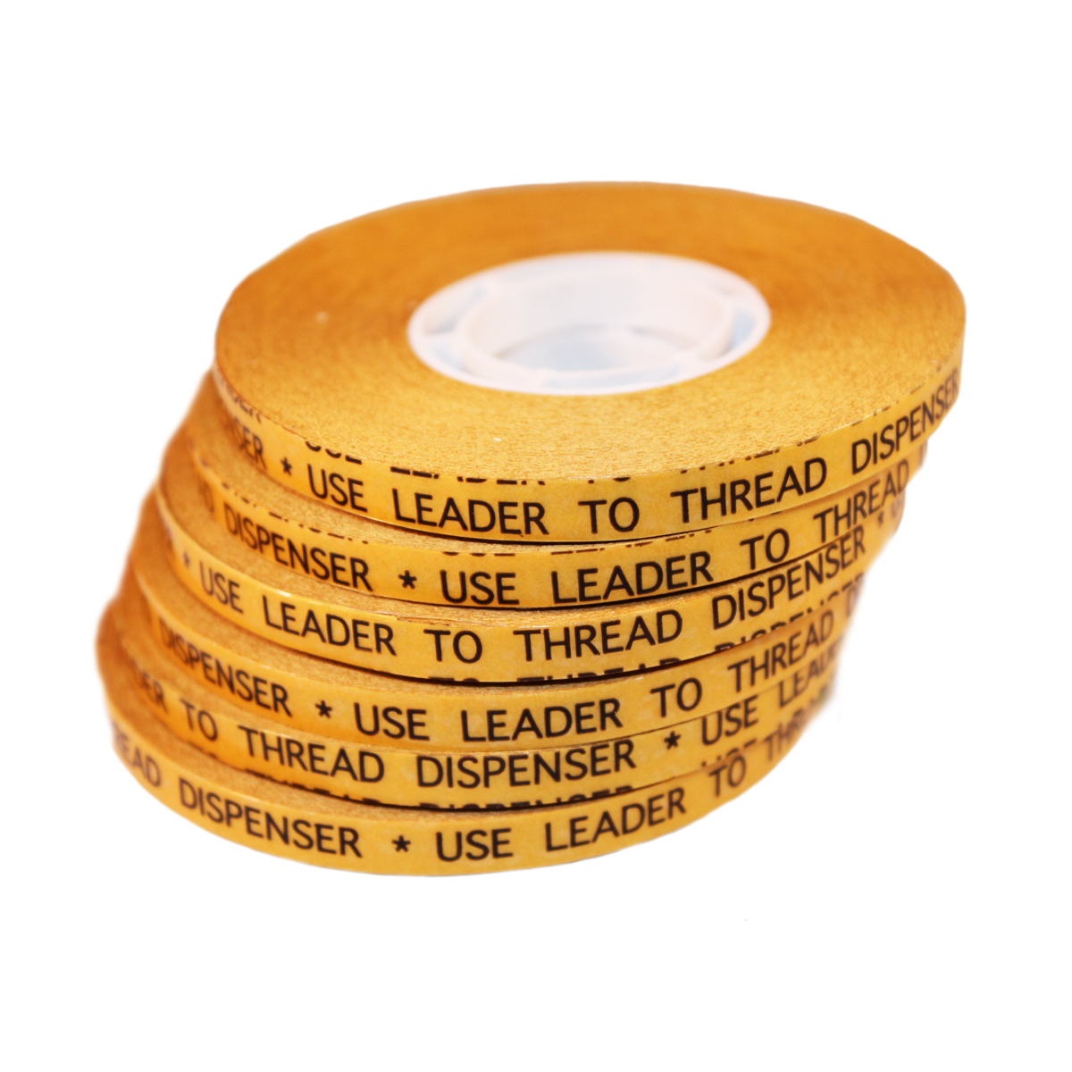 WOD RWATG20 General Purpose ATG Tape Set of 6 Rolls Adhesive Transfer Tape Glider Refill Rolls Clear Adhesive on Gold Liner 1/2 inch x 36 yds. Acid Free 